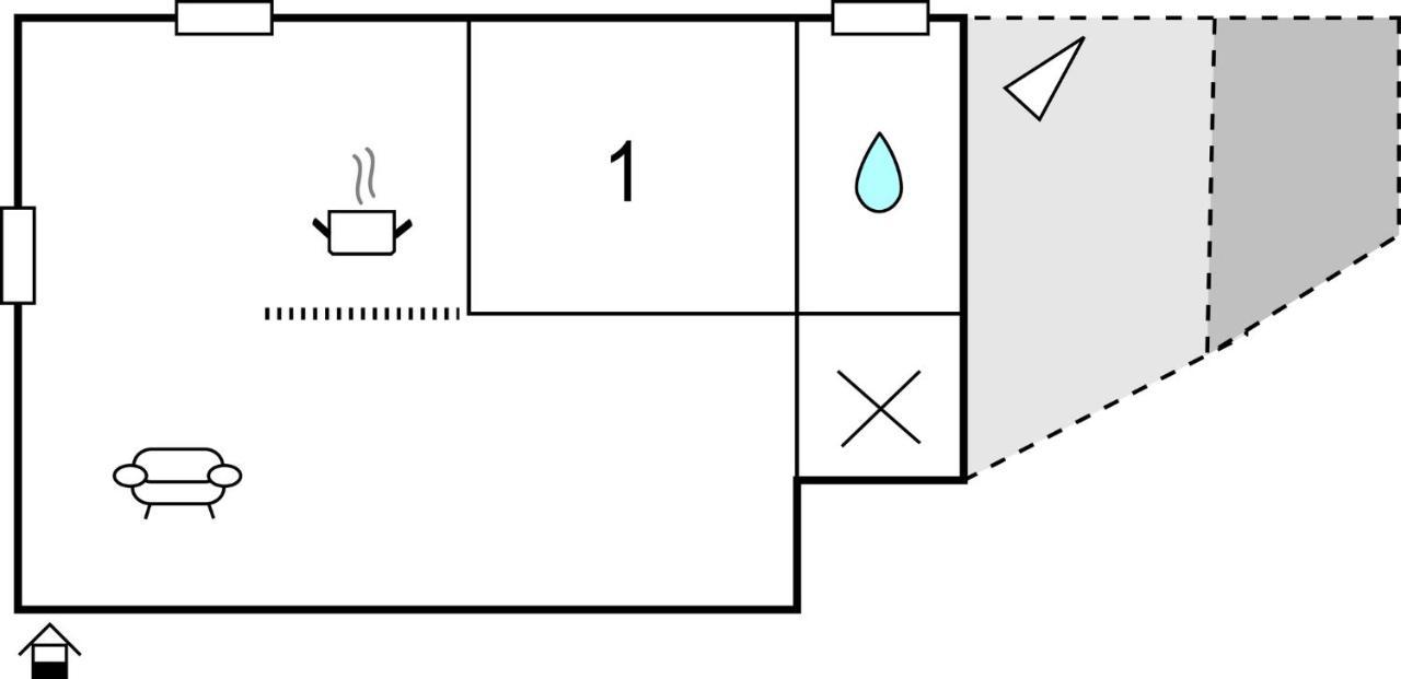 1 Bedroom Awesome Home In 波斯蒂勒 外观 照片